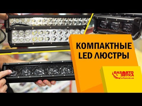 Видео: Новинка 6D LED фары RS. Сравнение светового потока. LED люстры