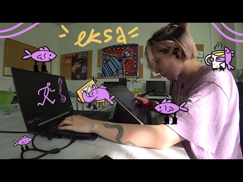 Видео: Учёба на художника анимации | сентябрь, 2 курс | eksa