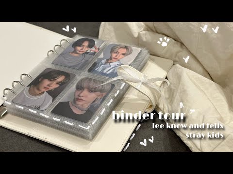 Видео: binder tour | коллекция карт минхо и феликса | lee know & felix collection