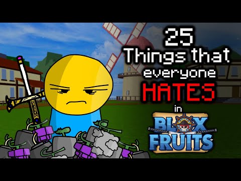 Видео: 25 вещей, которые все НЕНАВИДЯТ в Blox Fruits | Анимация