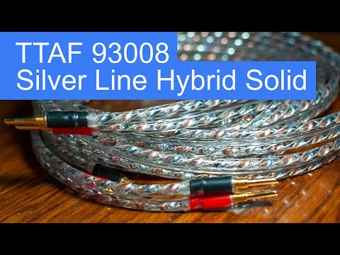 Видео: Акустический кабель TTAF 93008 Silver Line Hybrid Solid