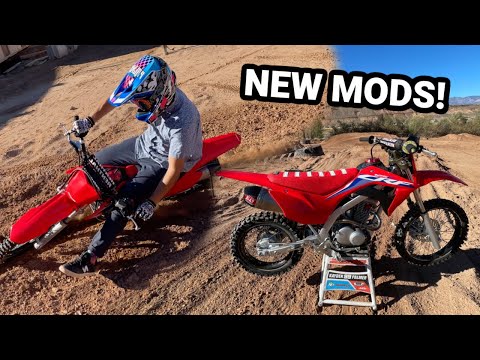 Видео: НОВЫЕ МОДЫ НА МОТОЦИКЛ CRF 125F 2022 ГОДА!
