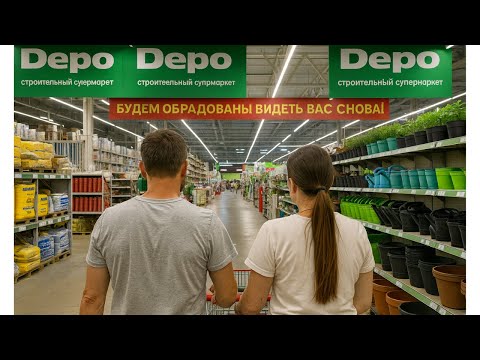 Видео: 😮 Мы были в шоке! Наш первый визит в Depo. Семья из Америки