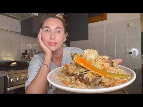 Видео: МУКБАНГ/УЗБЕКСКИЙ ПЛОВ/MUKBANG/Как же это вкусно 🤤