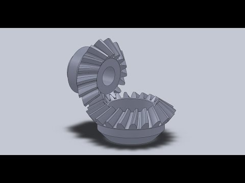 Видео: Конические шестерни с круговым зубом
