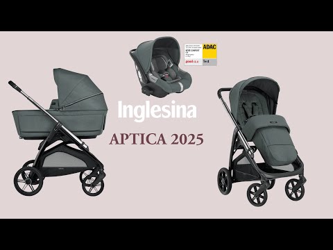 Видео: Inglesina Aptica 2025 — универсальная коляска 3 в 1 (или 2 в 1)