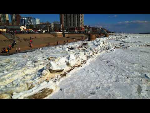 Видео: DJI MA2S (Хабаровск 2023, ледоход)