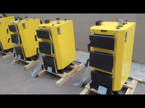 Видео: 14kW🔥Kronas Standart копия🔥Defro 5мм сталь 8 ведер загрузки 8 часов горения совет Тепло Без Газа