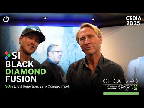 Видео: Black Diamond Fusion, представленный на выставке CEDIA 2025, ALR нового поколения