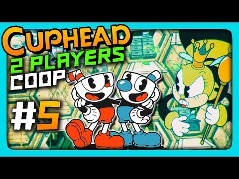 Видео: Cuphead 2 PLAYERS CO-OP Прохождение #5 ✅ СЛАДКИЙ МЕДОК!