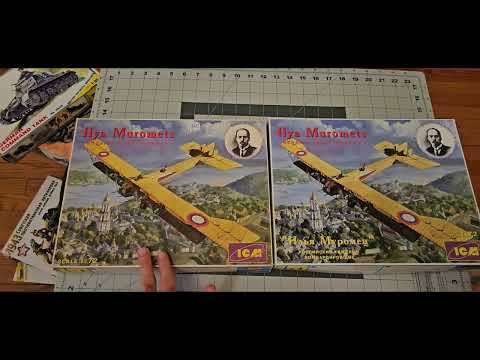 Видео: Сборные модели авиации,ПЕ-8,Илья Муромец,и др. #scalemodel #scalemodelsworld #сборныемодели #авиация
