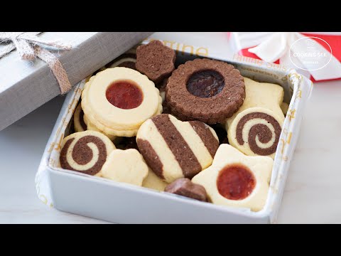 Видео: Приготовьте любое печенье с 1 тестом для печенья / Коробка для печенья с маслом / Варианты печенья