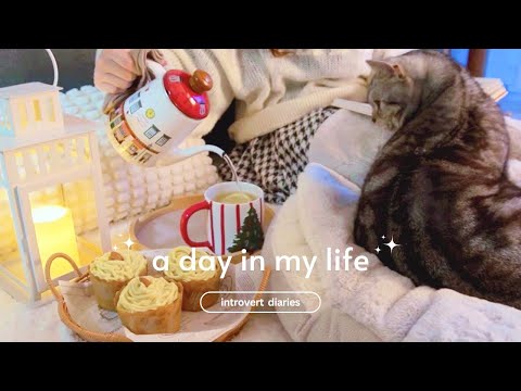 Видео: Романтизируем переход от осени к зиме ☕️🧶🐈 | выпечка торта Монблан, уборка комнаты, любовь к себе