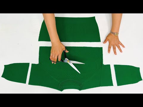 Видео: Необычное преображение обычного трикотажа!! | Мы покажем вам лучшее в переработке отходов.