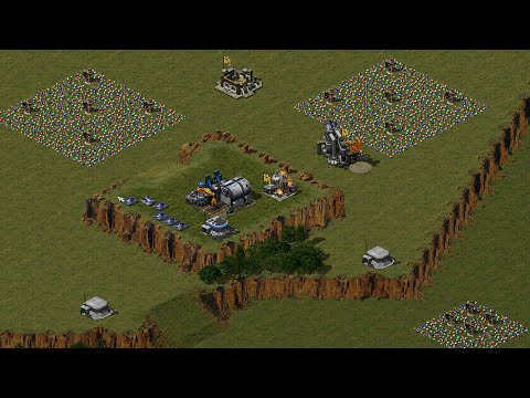 Видео: Red Alert 2 | Месть Юрия | 7 на 1 — Экстрасложный ИИ — самый талантливый лысый