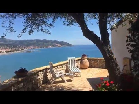 Видео: Виллы Италии - Вилла в Диано-Марина шикарный вид на море