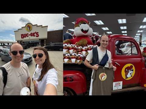 Видео: Заехали на САМУЮ БОЛЬШУЮ ЗАПРАВКУ в мире! Buc-ee’s 🚗⛽🦫