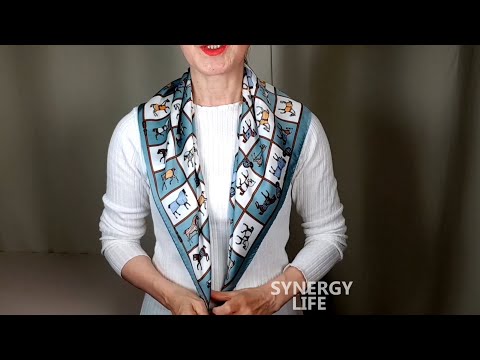 Видео: [Популярное видео]❤ 12 лучших способов завязывания шарфа, хорошо подходит для блузки и футболки