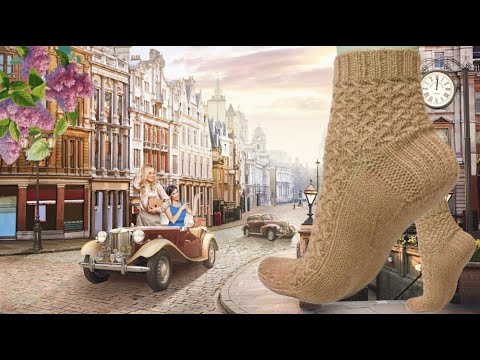 Видео: Красивые носочки спицами. Просто.#(2024.)