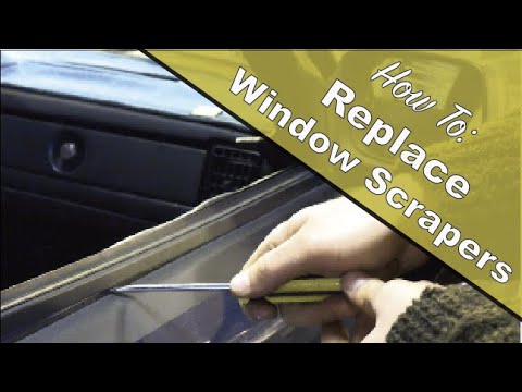 Видео: Как заменить резиновые скребки окон на Volvo 240 (Дэйв Бартон, Интерьер и Экстерьер)