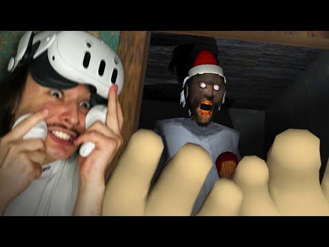 Видео: СБЕЖАЛ ОТ ГРЕННИ в VR и ЭТО ПРАВДА СТРАШНО!! (Granny VR)