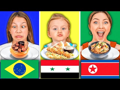 Видео: Амелия Выбирает Нам Еду из Разных стран мира / Вики Шоу
