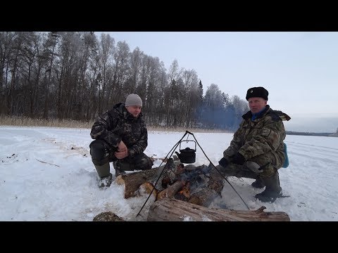 Видео: Зимняя рыбалка на р. Вуокса.