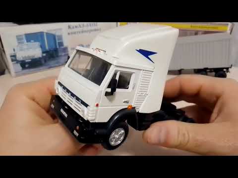 Видео: КамАЗ 5410 "Контейнеровоз" - конверсия из моей коллекции.