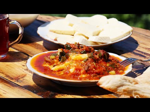 Видео: ТУШЁНОЕ МЯСО В ТОМАТНОМ СОКЕ. ГРУЗИНСКАЯ ЧАШУШУЛИ. КАВКАЗСКАЯ КУХНЯ. ENG SUB.