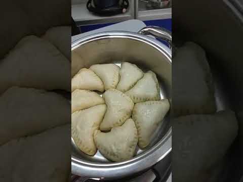 Видео: Выпекание пирожков по методу АМС. Плита сверху