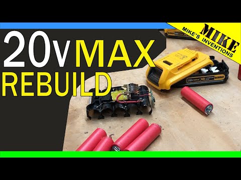 Видео: Восстановление литиевой батареи DeWalt 20 В Max Lithium — Mikes Inventions
