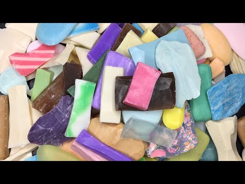 Видео: АСМР Мыло- обмылки обрезки Режу Шёпот с ушка на ушко Триггеры Мурашки ASMR Soap dry cut Triggers.