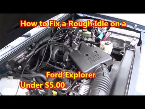 Видео: Как устранить неровный холостой ход на Ford Explorer! Утечка вакуума PCV $5.00 | Ranger | EVAP