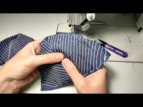 Видео: Как простегать отрезную чашку для корсета