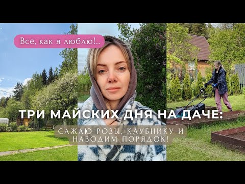 Видео: Майский сад и немного счастья 🌸  Slow vlog с дачи