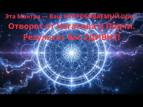 Видео: Эта Мантра — Ваш НЕПРОБИВАЕМЫЙ Щит! Отворот от Негатива и Порчи. Результат Вас УДИВИТ!