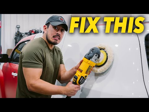 Видео: Как удалить голограммы после ротационной полировки (легкое решение)