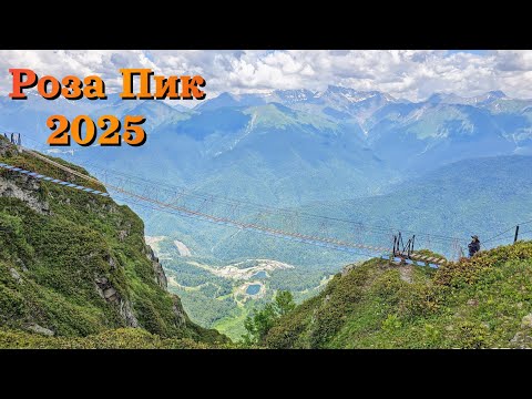 Видео: Сочи 2025 | Роза Хутор - ПОДЪЕМ на РОЗА ПИК | Парк водопадов Менделиха | Альпака парк |
