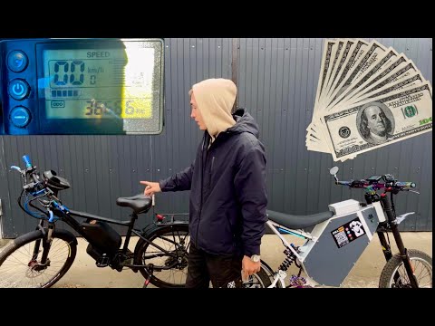 Видео: Электровелосипед или мопед | Вложил в ремонт 1000$ E-bike