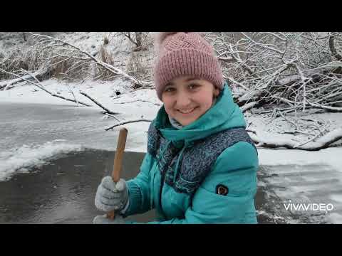 Видео: Светловодск 15.02.2025 год. Первый раз на коньках.