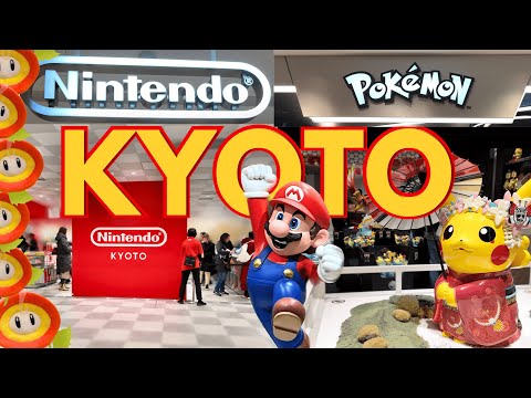 Видео: Путешествия по Киото — святилища, магазин Nintendo, центр покемонов, плавающие тории