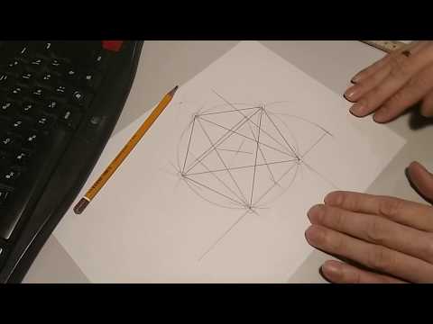 Видео: Построение правильного пятиугольника по заданной длине стороны