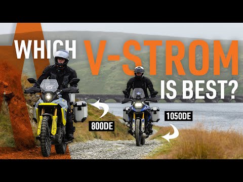 Видео: Какой Suzuki V-Strom лучше? 800DE и 1050DE соревнуются на «Хребте дракона».