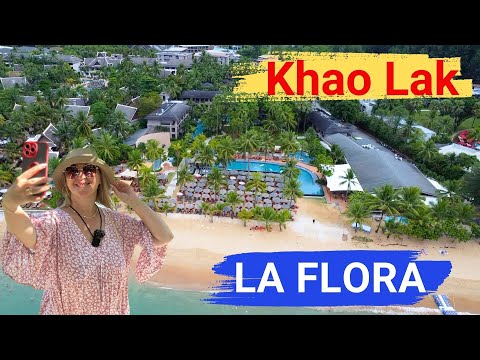 Видео: Таиланд, Khao Lak. Отель La Flora Khao Lak. Современный отель с хорошим пляжем.