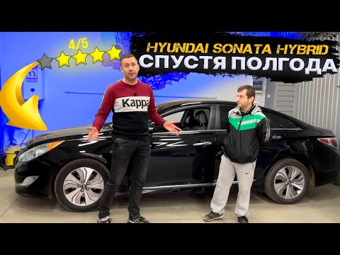 Видео: Hyundai Sonata Hybrid. Часть 3: Через полгода после покупки