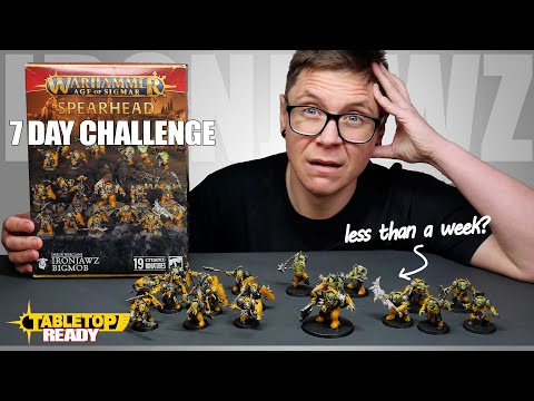 Видео: У меня есть 7 дней, чтобы собрать и покрасить наконечник копья Железные Челюсти.