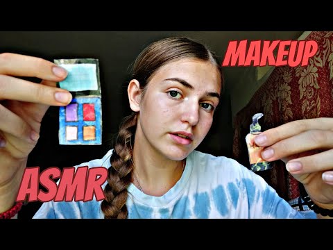 Видео: Асмр||~💄Макияж бумажной косметикой📋~Asmr||💄I paint you with paper cosmetics📋||
