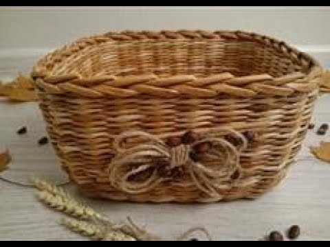 Видео: #7 Корзинка Меланж Мастер-класс от А до Я  DIY Newspaper Basket Weaving Tutorial ENGLISH SUBTITLES