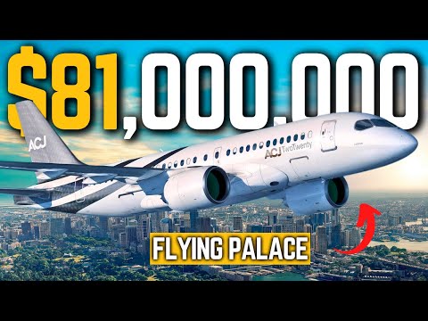 Видео: Внутри Airbus ACJ 220 стоимостью 81 миллион долларов