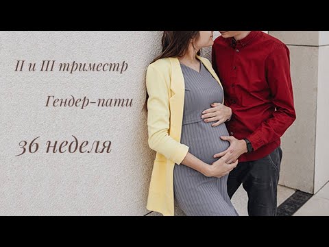 Видео: Второй и третий триместр | Гендер пати | Как справляюсь с симптомами беременности